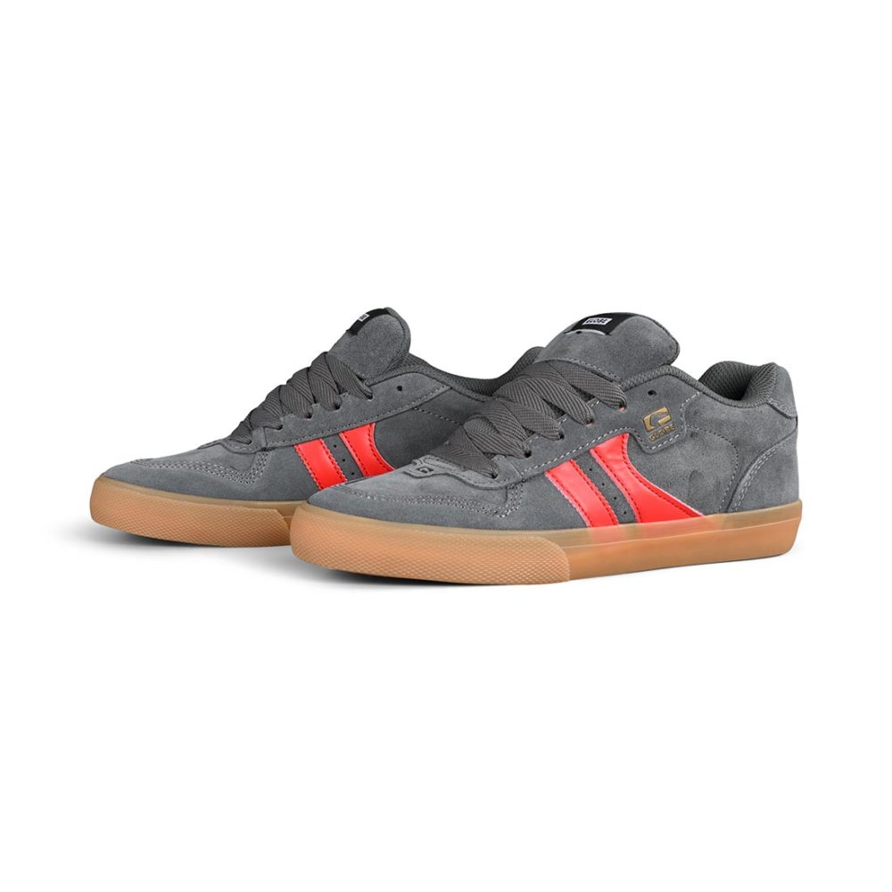 Globe Encore 2 Shoes – Charcoal / Gum / Red