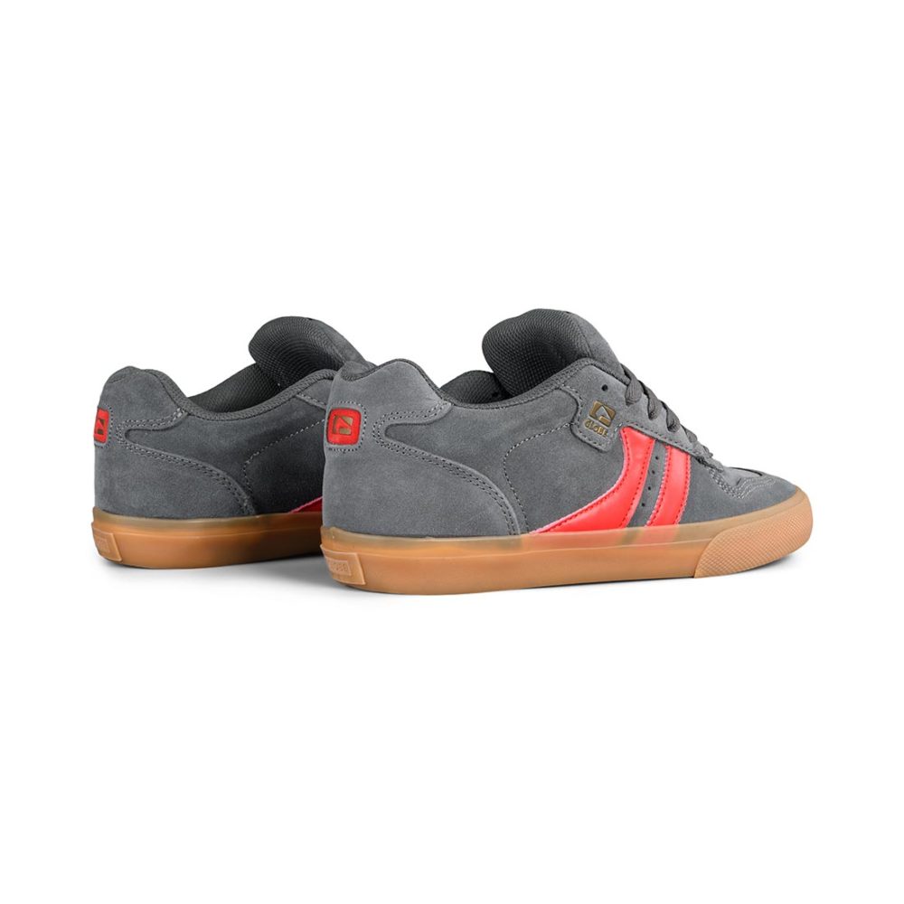 Globe Encore 2 Shoes – Charcoal / Gum / Red