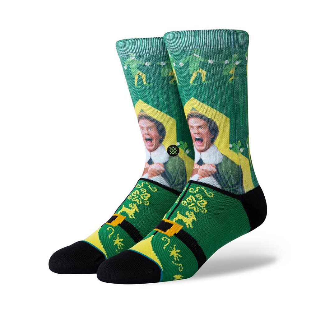 Stance I Know Him (Elf) Crew Socks - Green