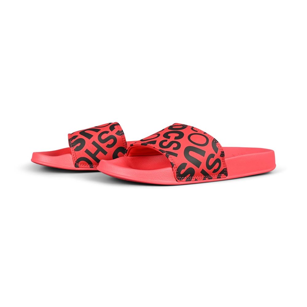 DC Shoes Slide SE Sandals – Red / Black