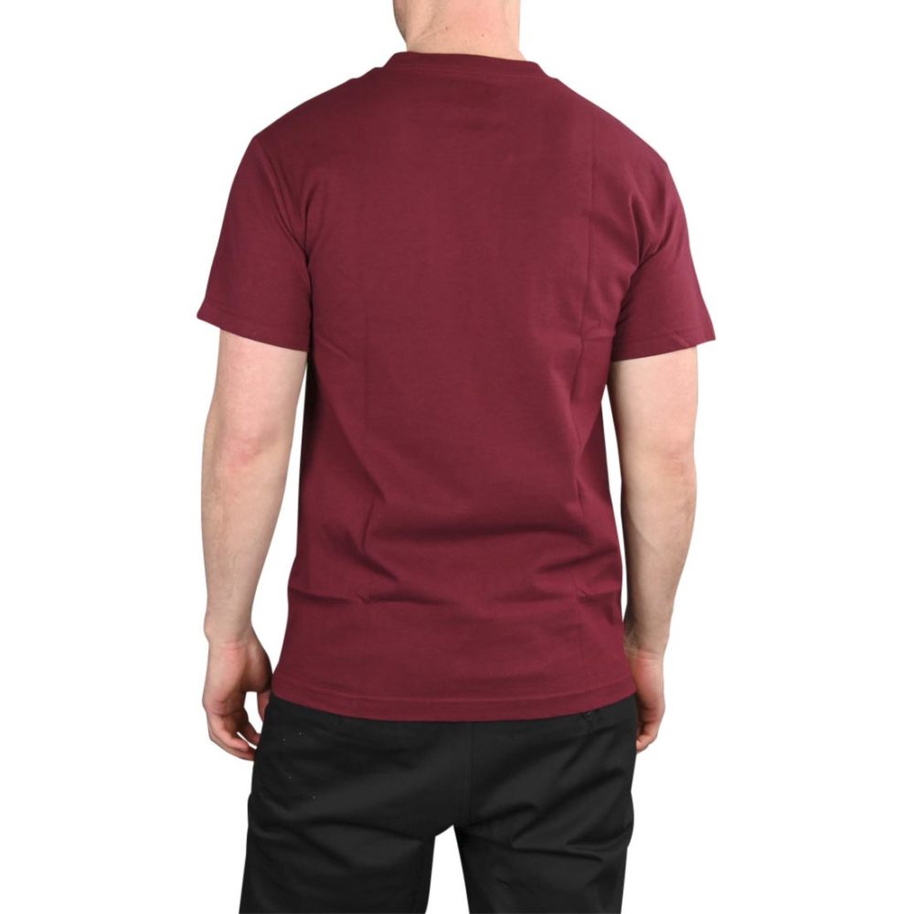 Etnies Corp Combo S/S T-Shirt – Burgundy