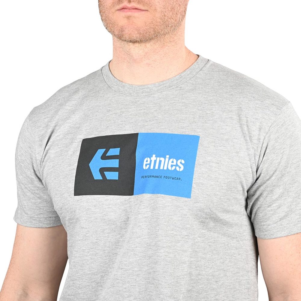 Etnies Eblock S/S T-Shirt - Grey / Heather