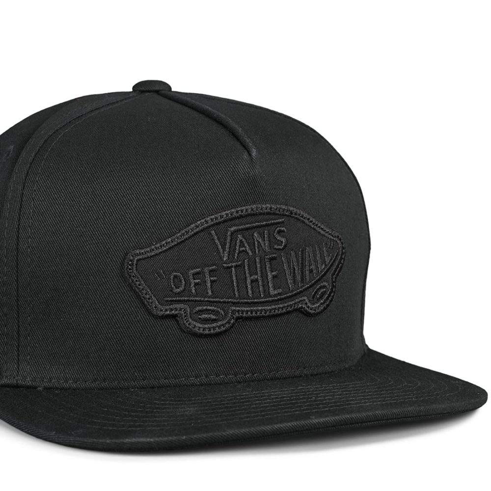 Vans Classic Patch Snapback Hat – Black / Black