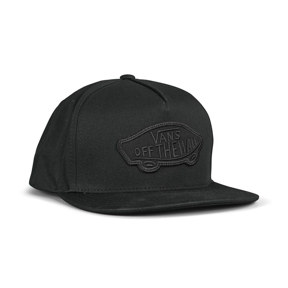 Vans Classic Patch Snapback Hat – Black / Black