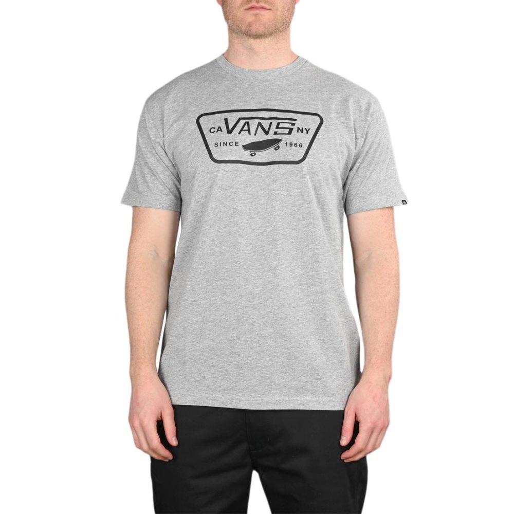 Vans Full Patch S/S T-Shirt - Athletic Heather / Black