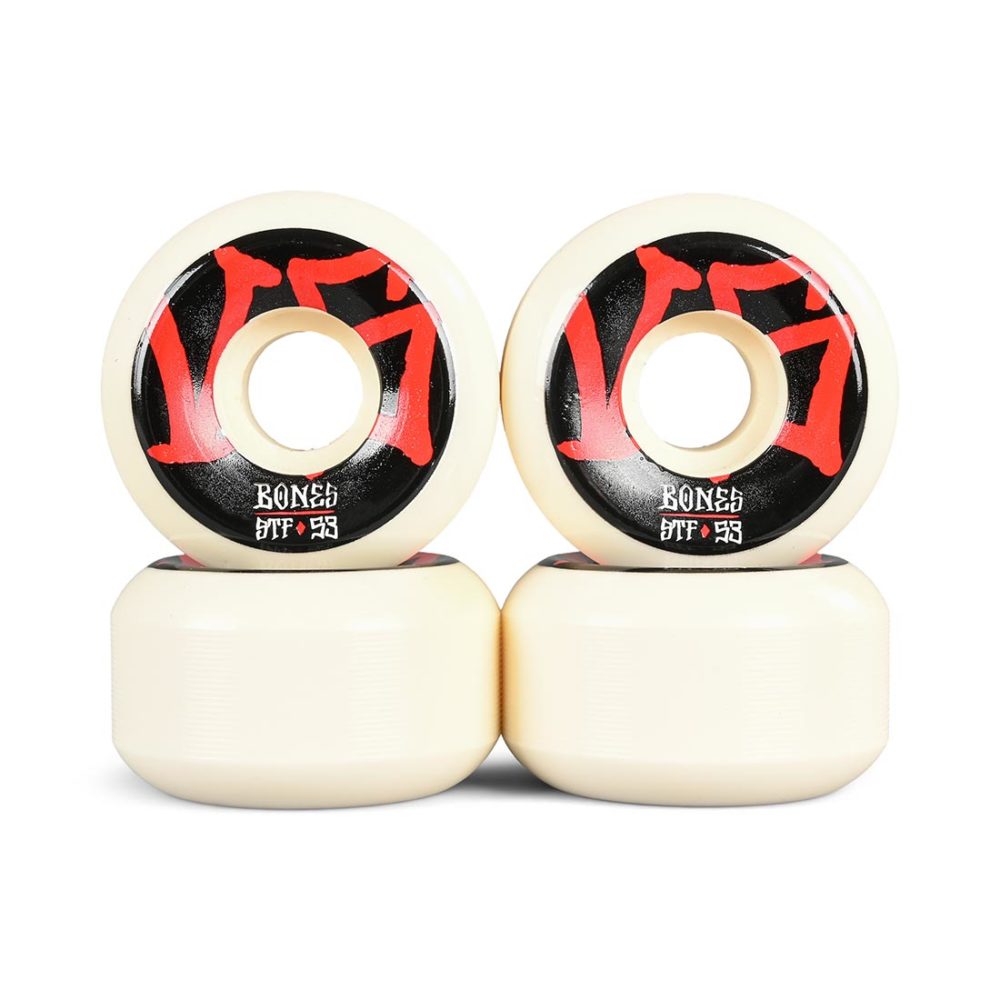 Bones Annuals 103a STF V5 Sidecuts 53mm Wheels - White