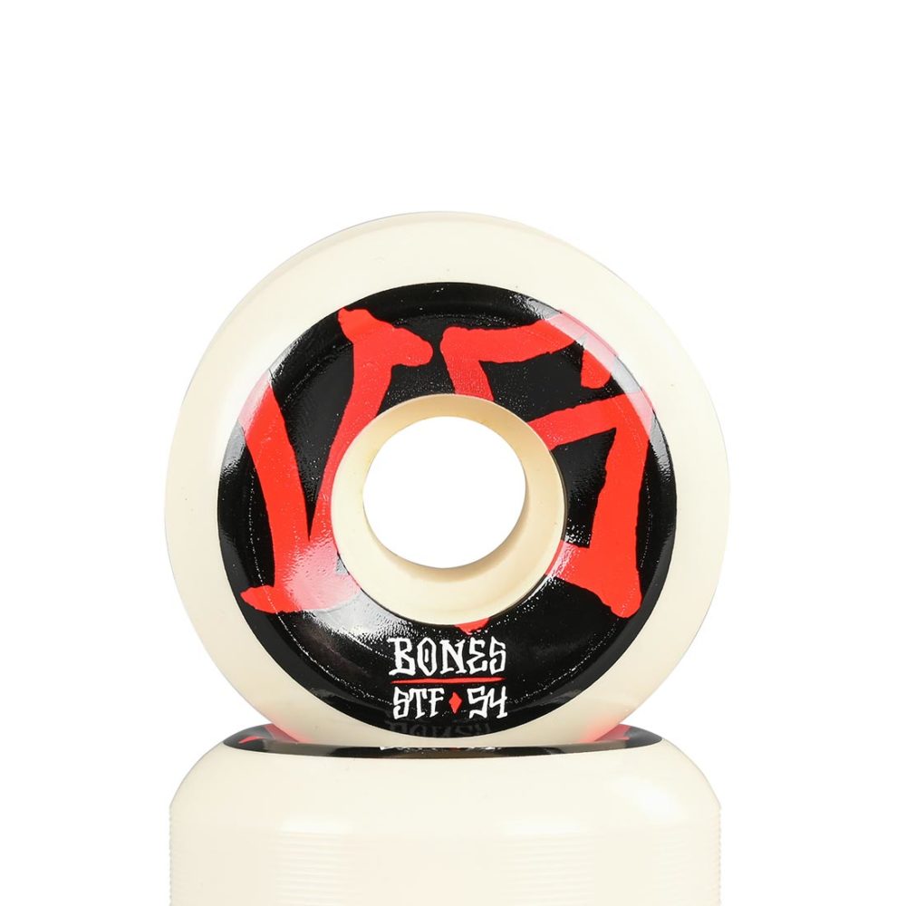 Bones Annuals 103a STF V5 Sidecuts 54mm Wheels - White