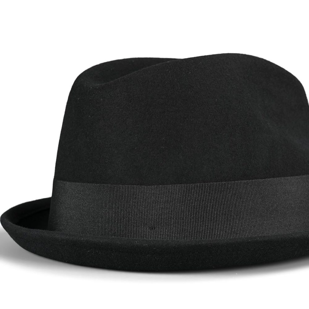 Brixton Gain Fedora Cap - Black