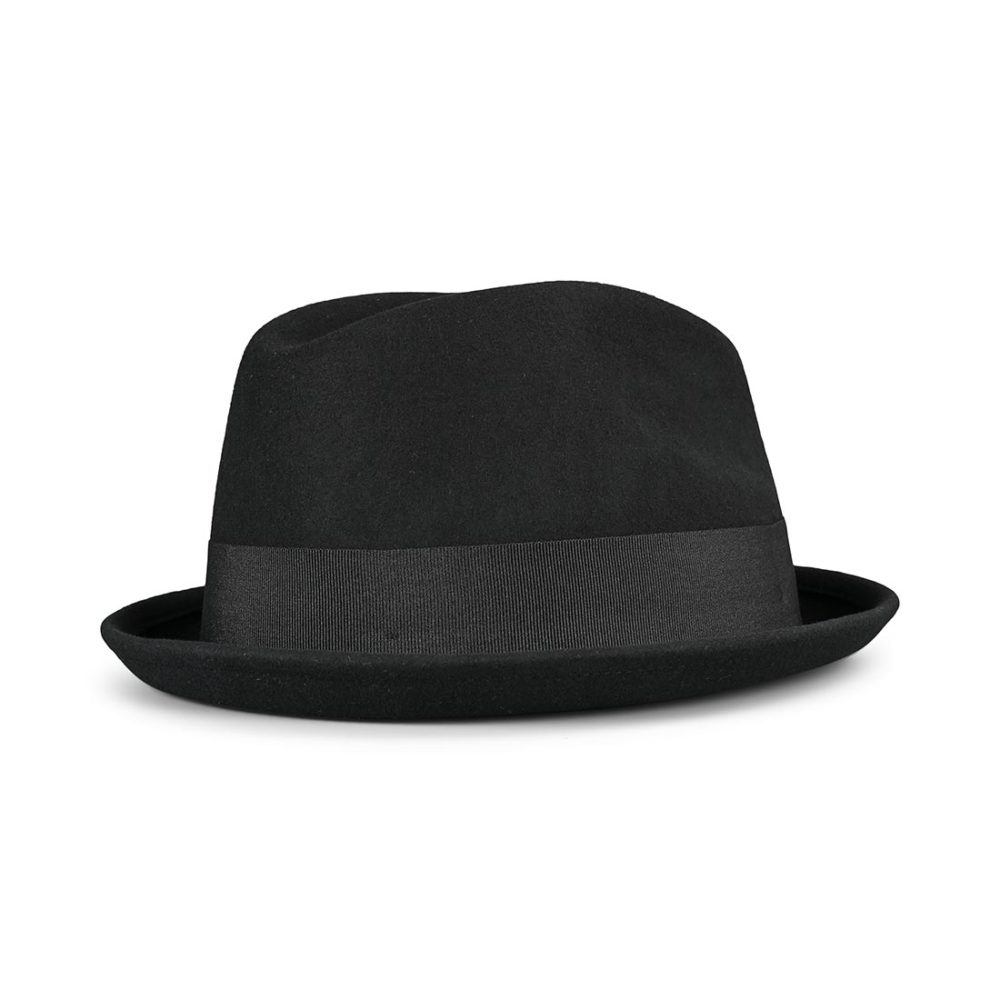 Brixton Gain Fedora Cap - Black