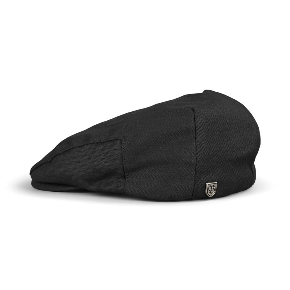 Brixton Hooligan Snap Flat Cap - Black