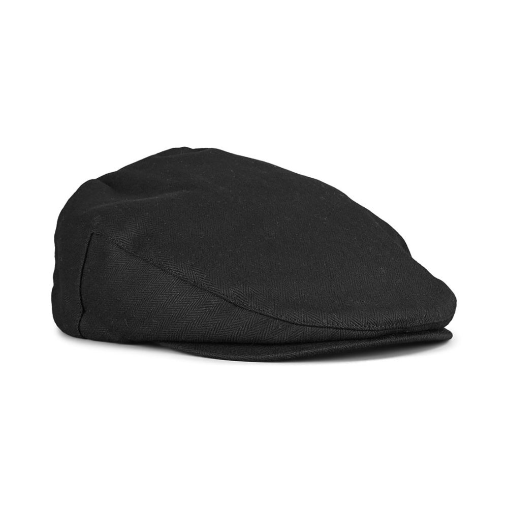 Brixton Hooligan Snap Flat Cap - Black