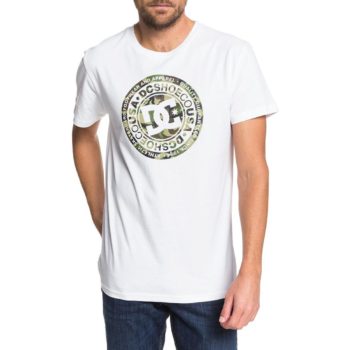 DC Shoes Circle Star 2 S/S T-Shirt - Snow White / Camo