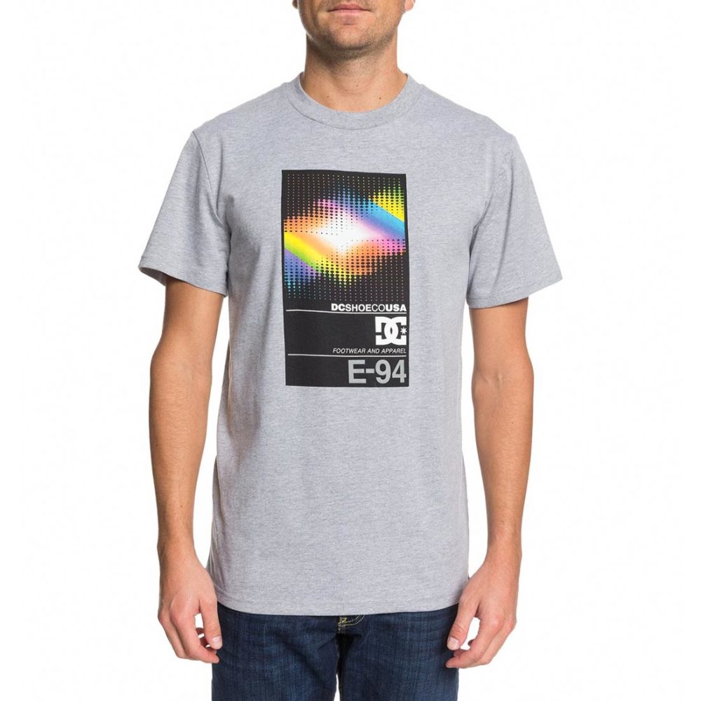 DC Shoes Home Video S/S T-Shirt - Grey Heather