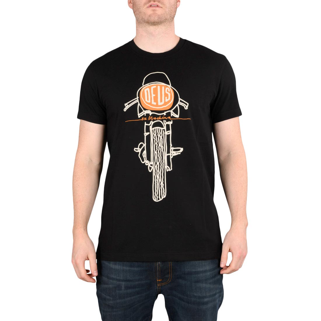 Deus Ex Machina Frontal Matchless S/S T-Shirt - Black -  M