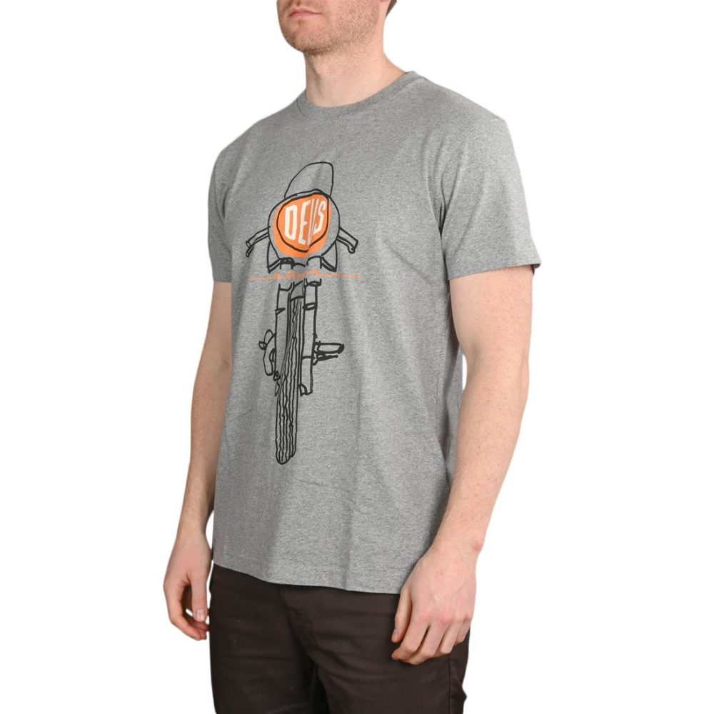 Deus Ex Machina Frontal Matchless S/S T-Shirt – Grey Marle