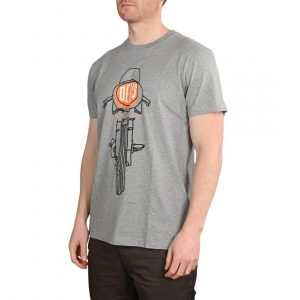 Deus Ex Machina Frontal Matchless S/S T-Shirt - Grey Marle