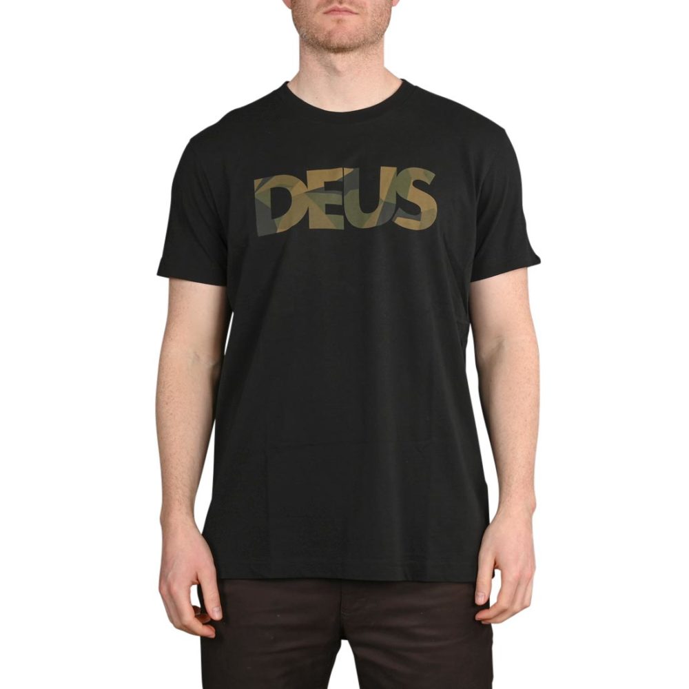 Deus Ex Machina Geokamo All Caps S/S T-Shirt – Black