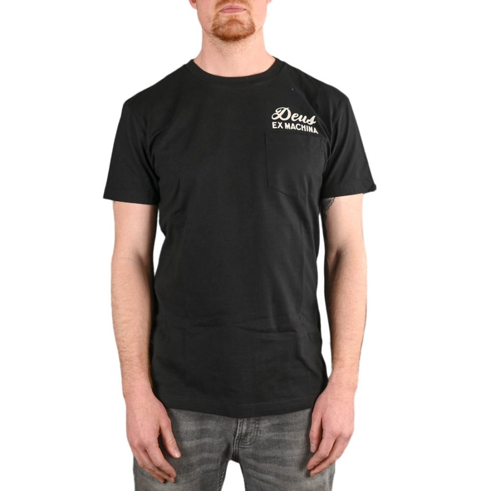 Deus Ex Machina Ibiza Address S/S T-Shirt - Black