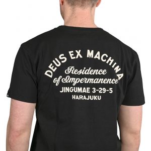 Deus Ex Machina Tokyo Address S/S T-Shirt - Black