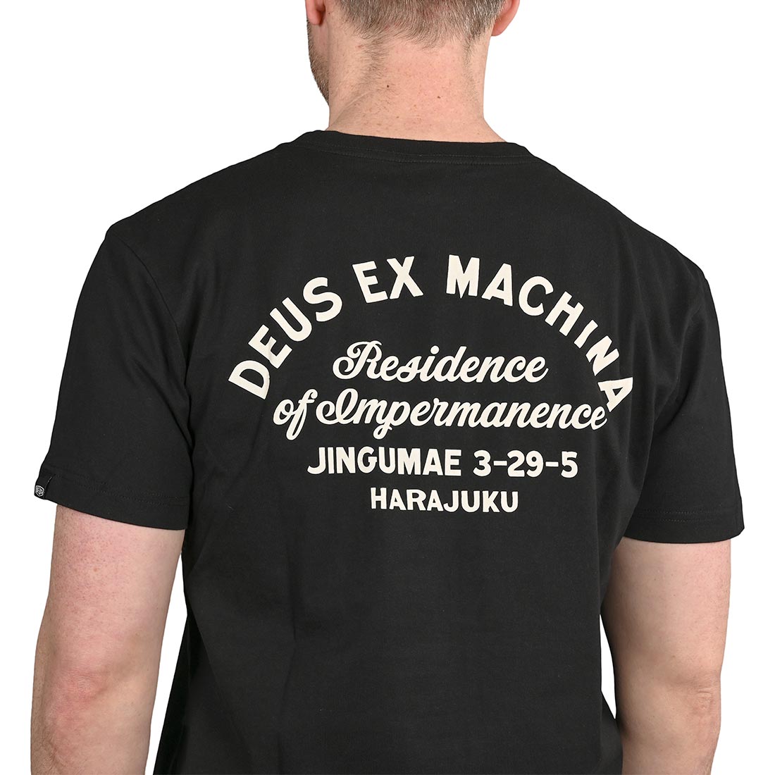 Deus Ex Machina Tokyo Address S/S T-Shirt - Black