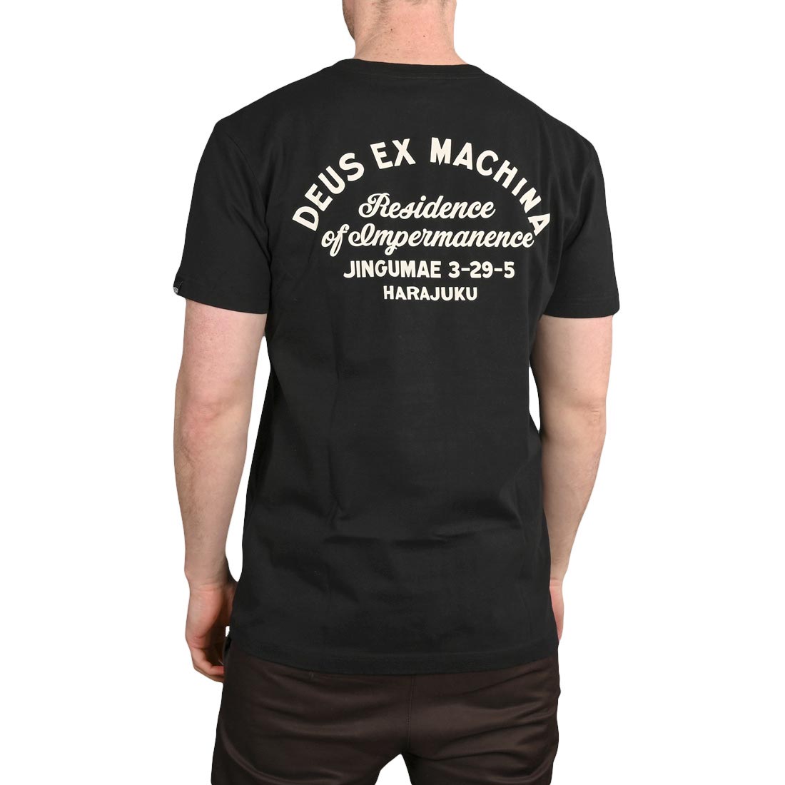 Deus Ex Machina Tokyo Address S/S T-Shirt - Black