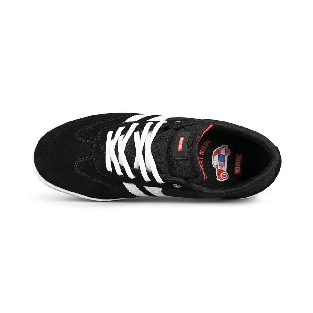 Globe Empire Shoes - Black / White / Milou