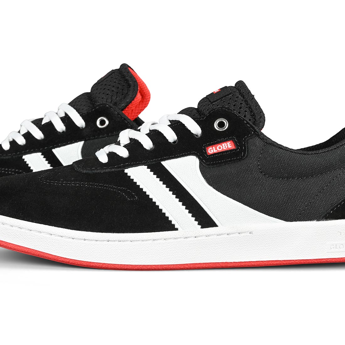 Globe Empire Shoes Black White Milou Supereight