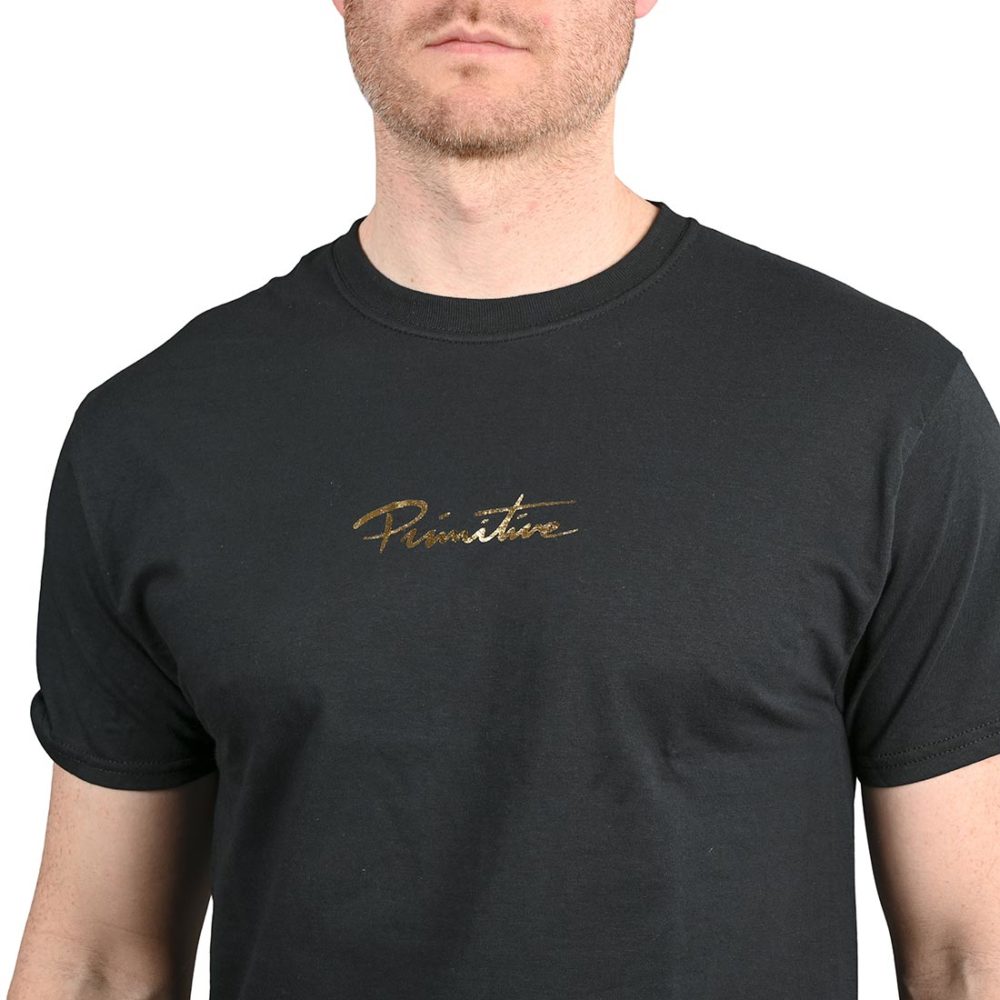 Primitive Nuevo Gold Foil S/S T-Shirt - Black