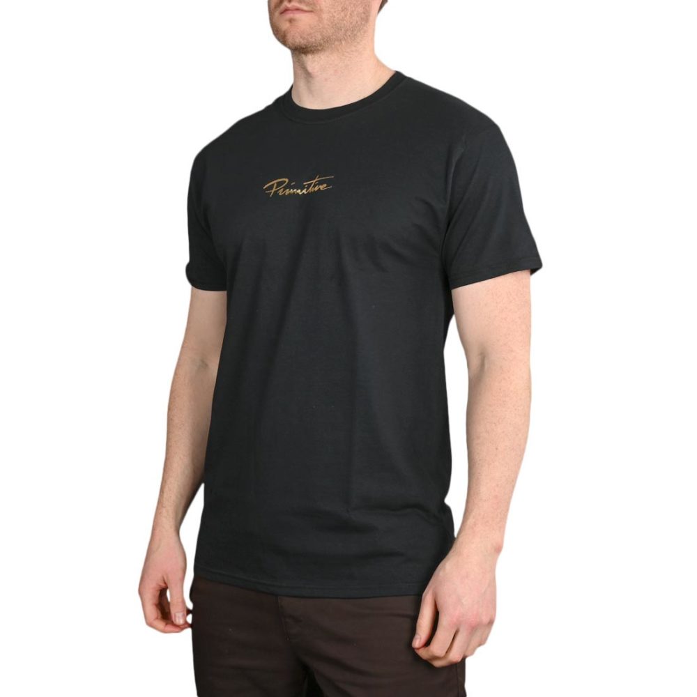Primitive Nuevo Gold Foil S/S T-Shirt - Black
