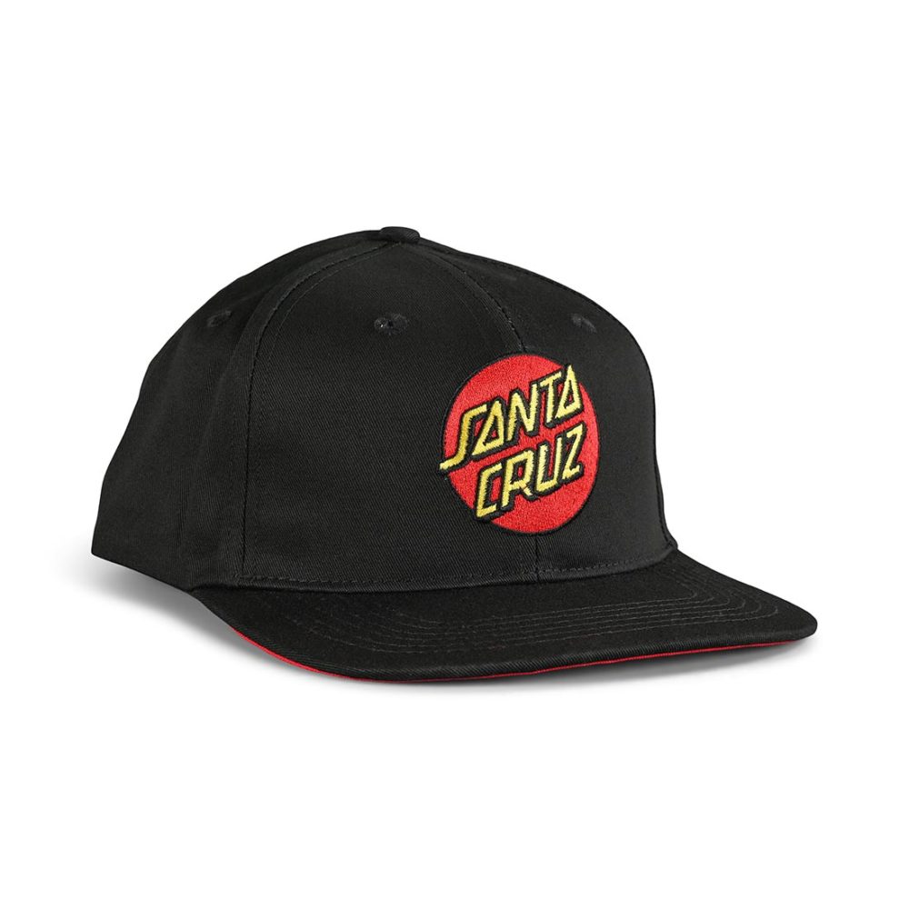 Santa Cruz Classic Dot Snapback Cap - Black (Copy)
