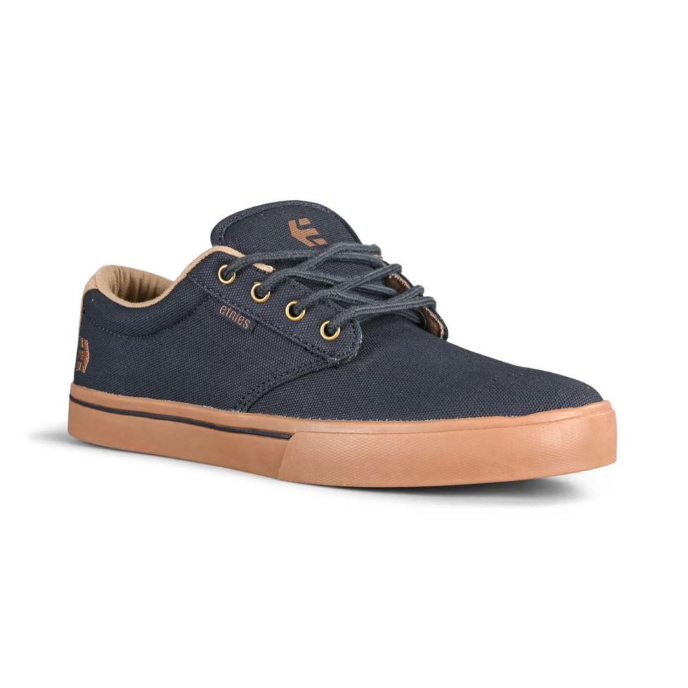 Etnies Jameson 2 Eco Skate Shoes - Navy / Gum / Gold