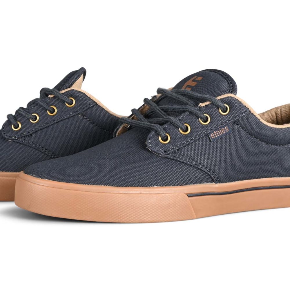 Etnies Jameson 2 Eco Skate Shoes - Navy / Gum / Gold