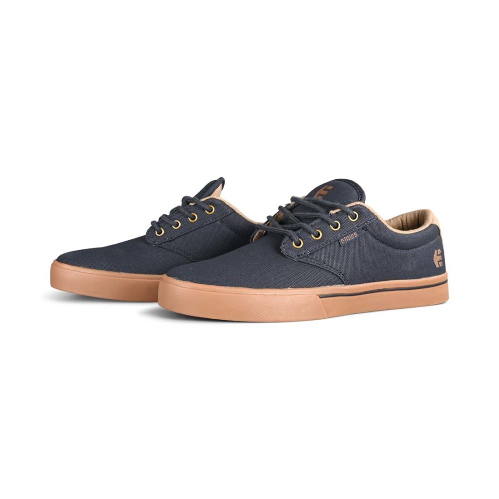 Etnies Jameson 2 Eco Skate Shoes - Navy / Gum / Gold