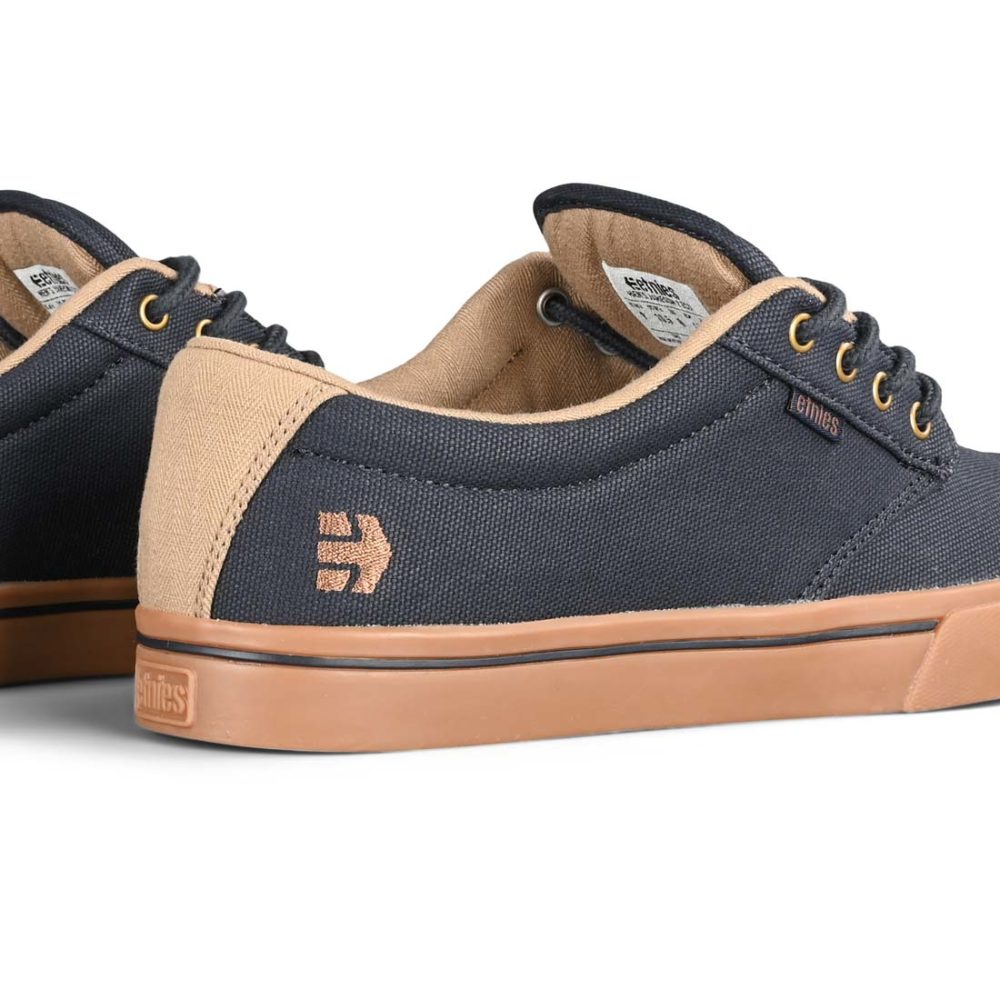 Etnies Jameson 2 Eco Skate Shoes - Navy / Gum / Gold