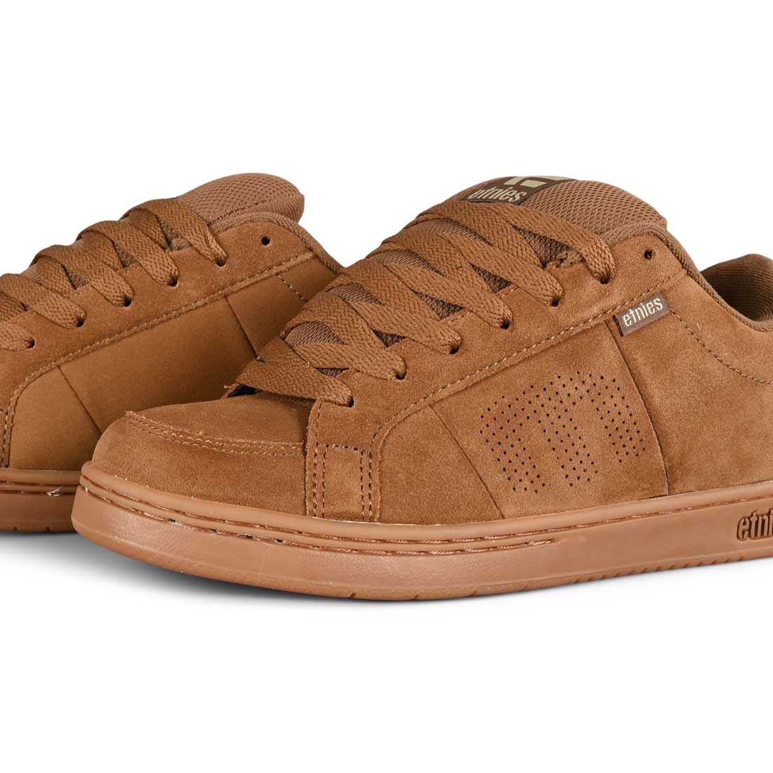 Etnies Kingpin Skate Shoes - Brown/Gum/Gold - Supereight