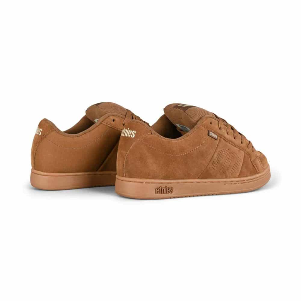 Etnies Kingpin Skate Shoes - Brown / Gum / Gold