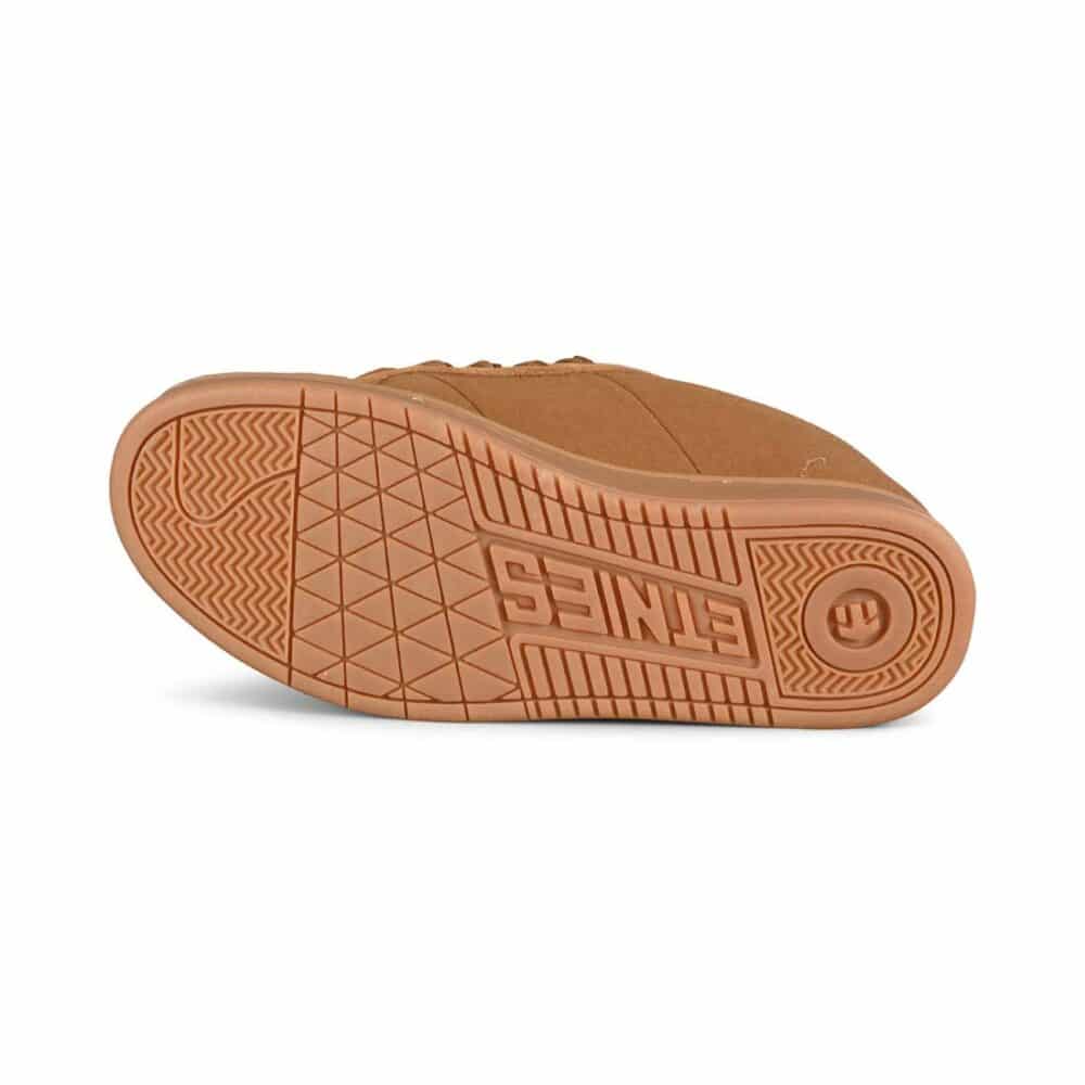 Etnies Kingpin Skate Shoes - Brown/Gum/Gold