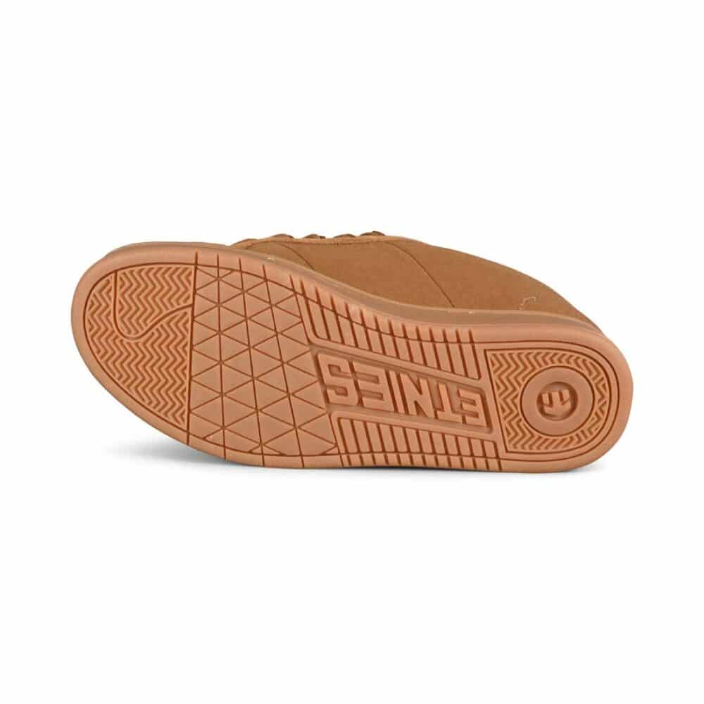 Etnies Kingpin Skate Shoes - Brown / Gum / Gold