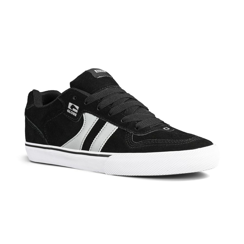 Globe Encore 2 Skate Shoes - Black / Light Grey