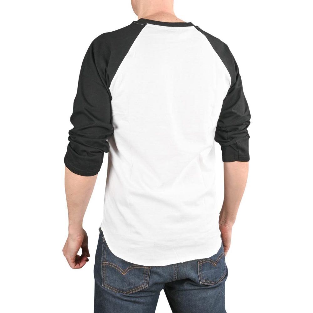 Independent O.G.B.C 3/4 Baseball Raglan T-Shirt - Black / White