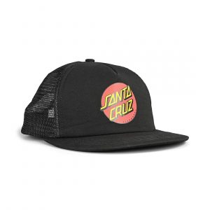 Santa Cruz Classic Dot Mesh Back Cap - Black/Black