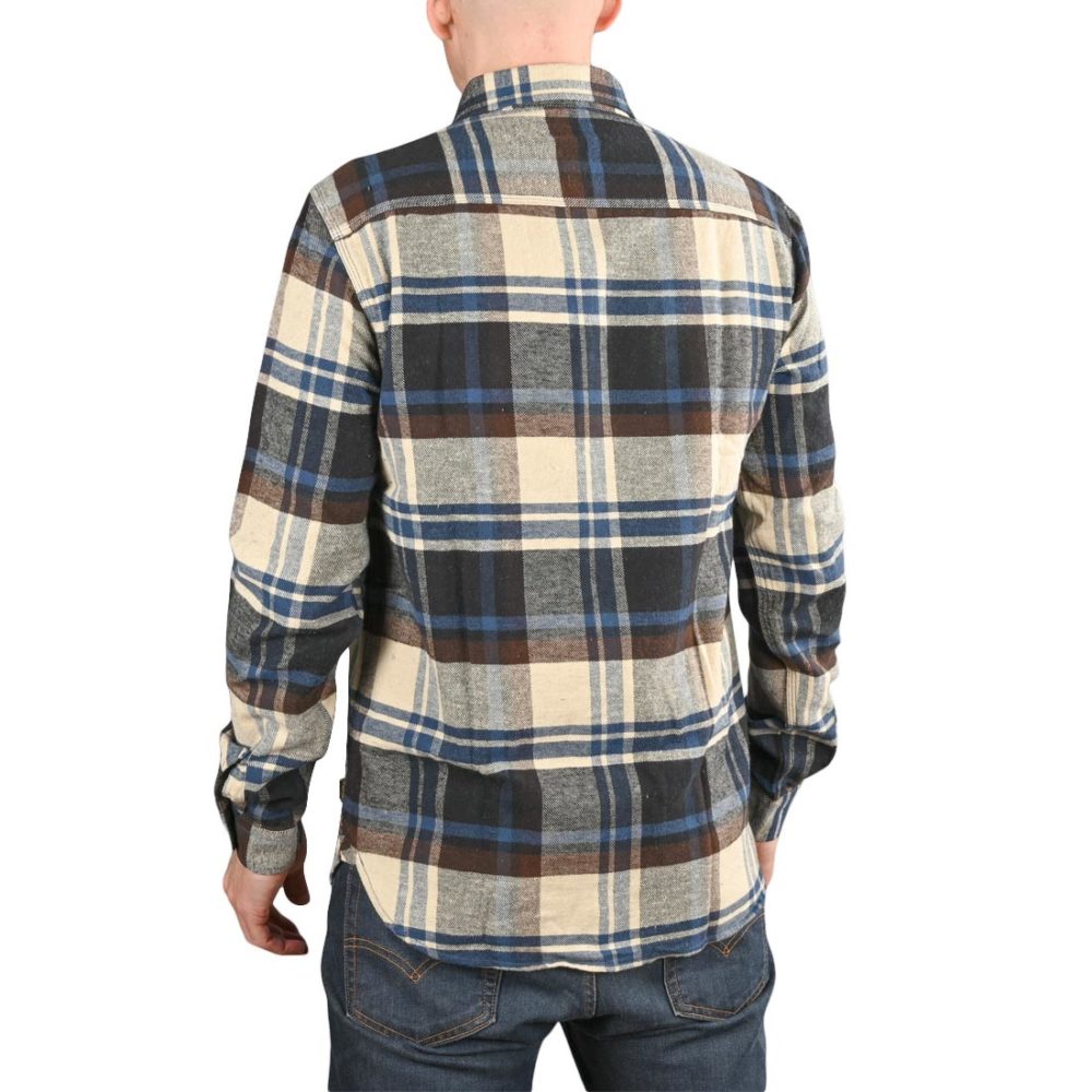 Triumph Dual Shock L/S Shirt - Blanket Check Blue