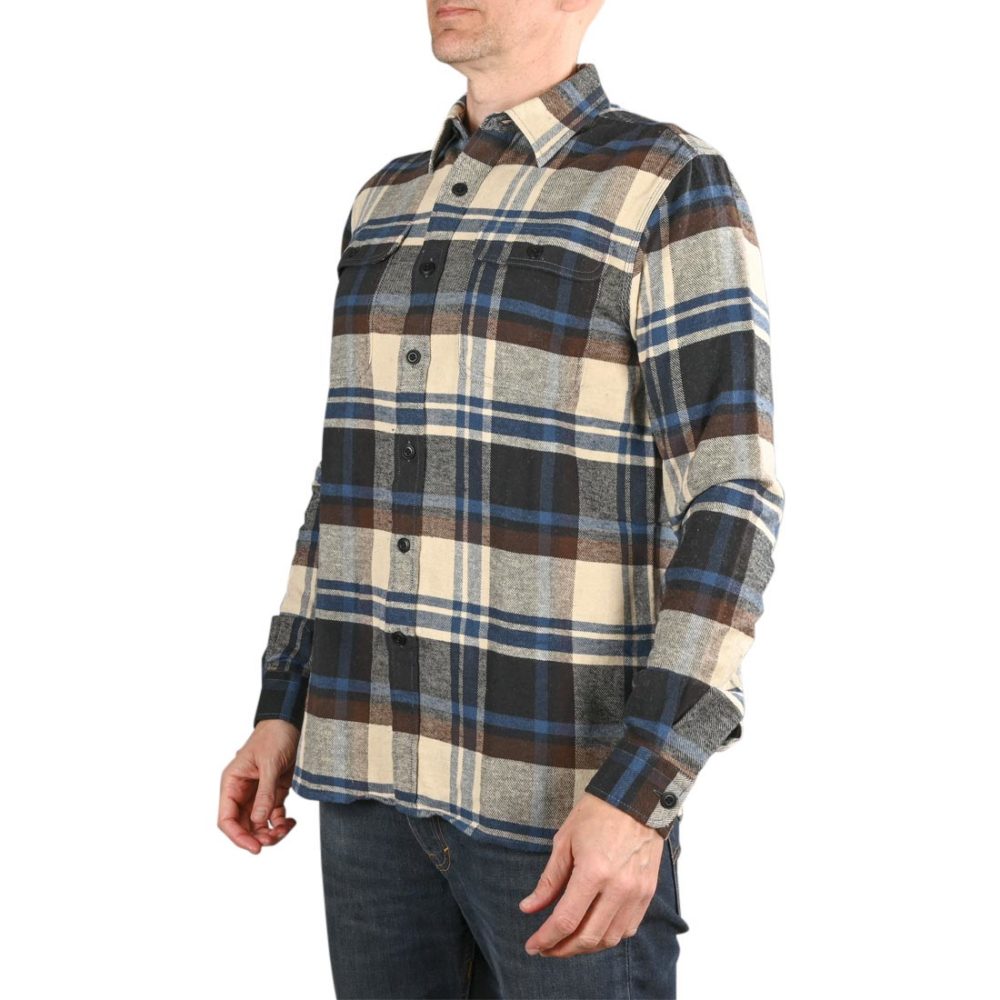 Triumph Dual Shock L/S Shirt - Blanket Check Blue