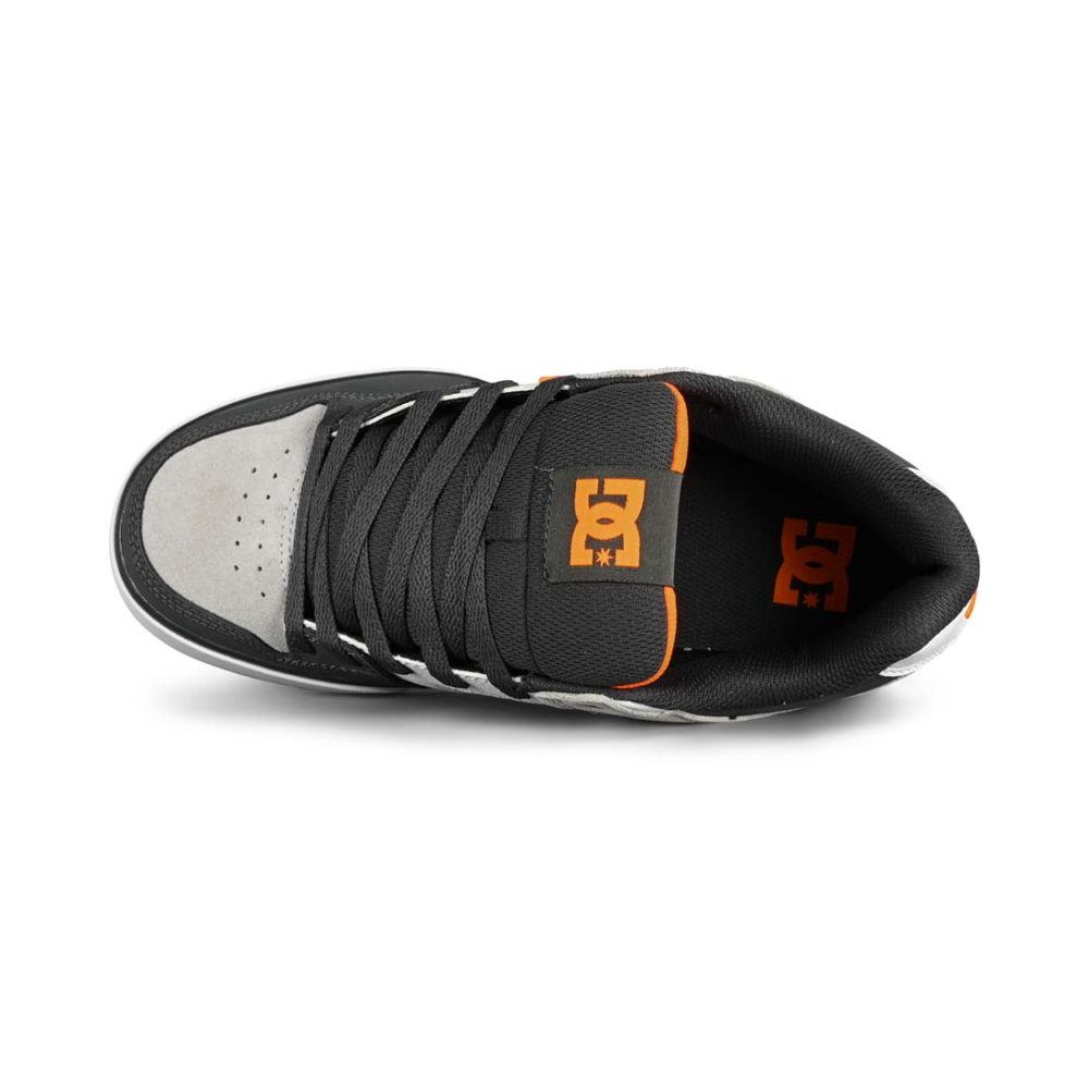 DC Pure Skate Shoes - Dark Grey/Orange