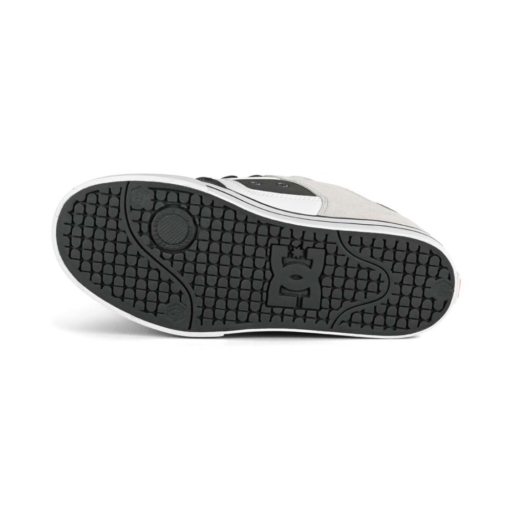DC Pure Skate Shoes - Dark Grey/Orange