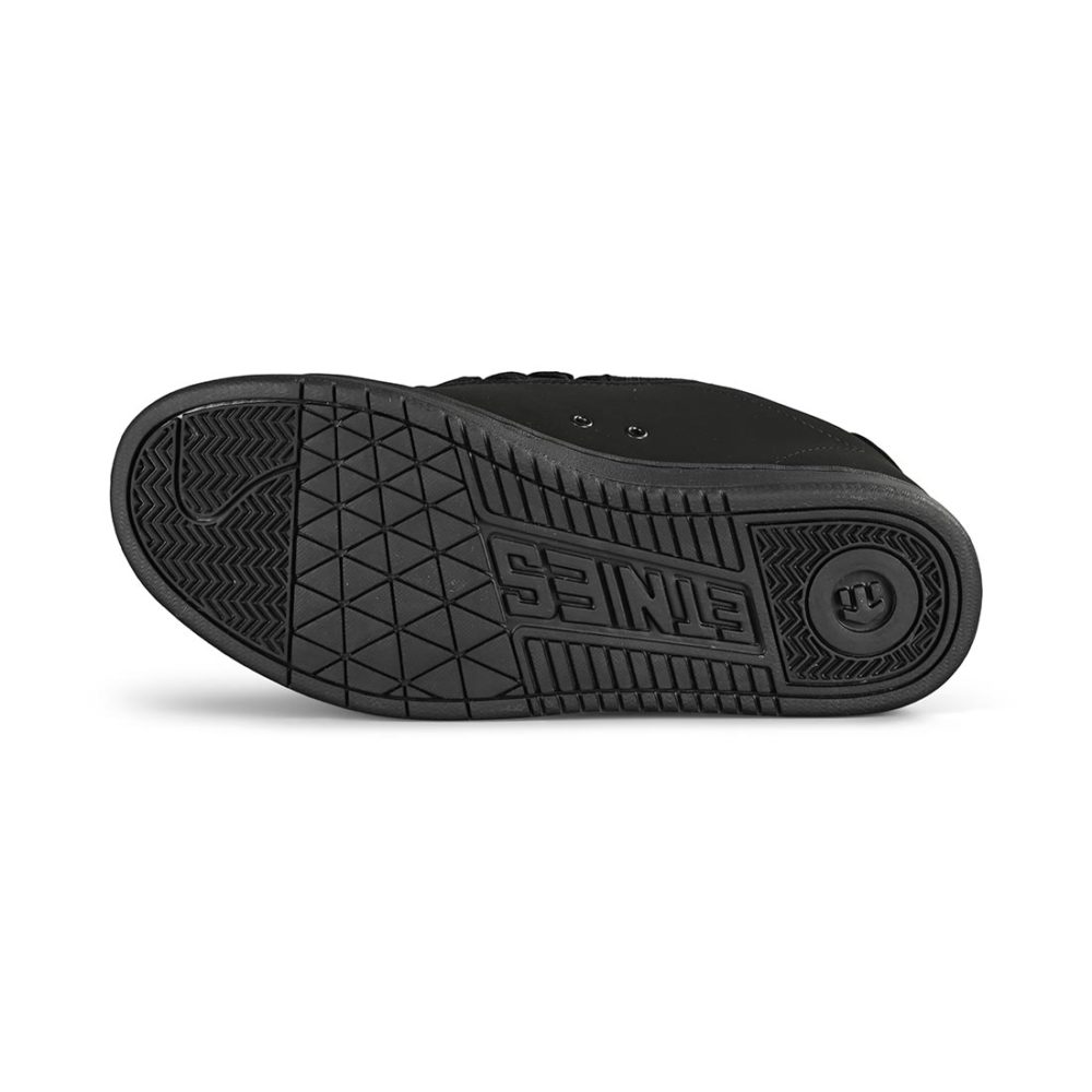 Etnies Fader Skate Shoes - Black / Black / Black