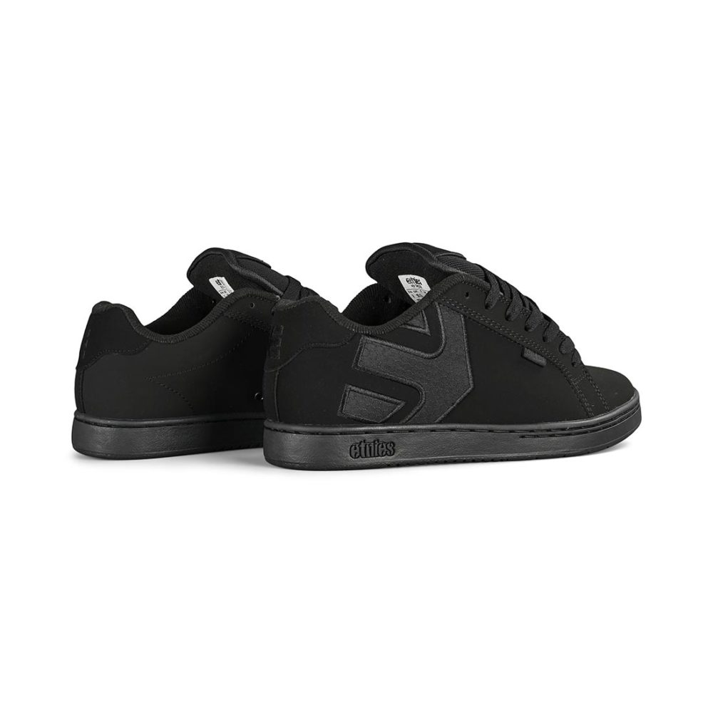 Etnies Fader Skate Shoes - Black / Black / Black