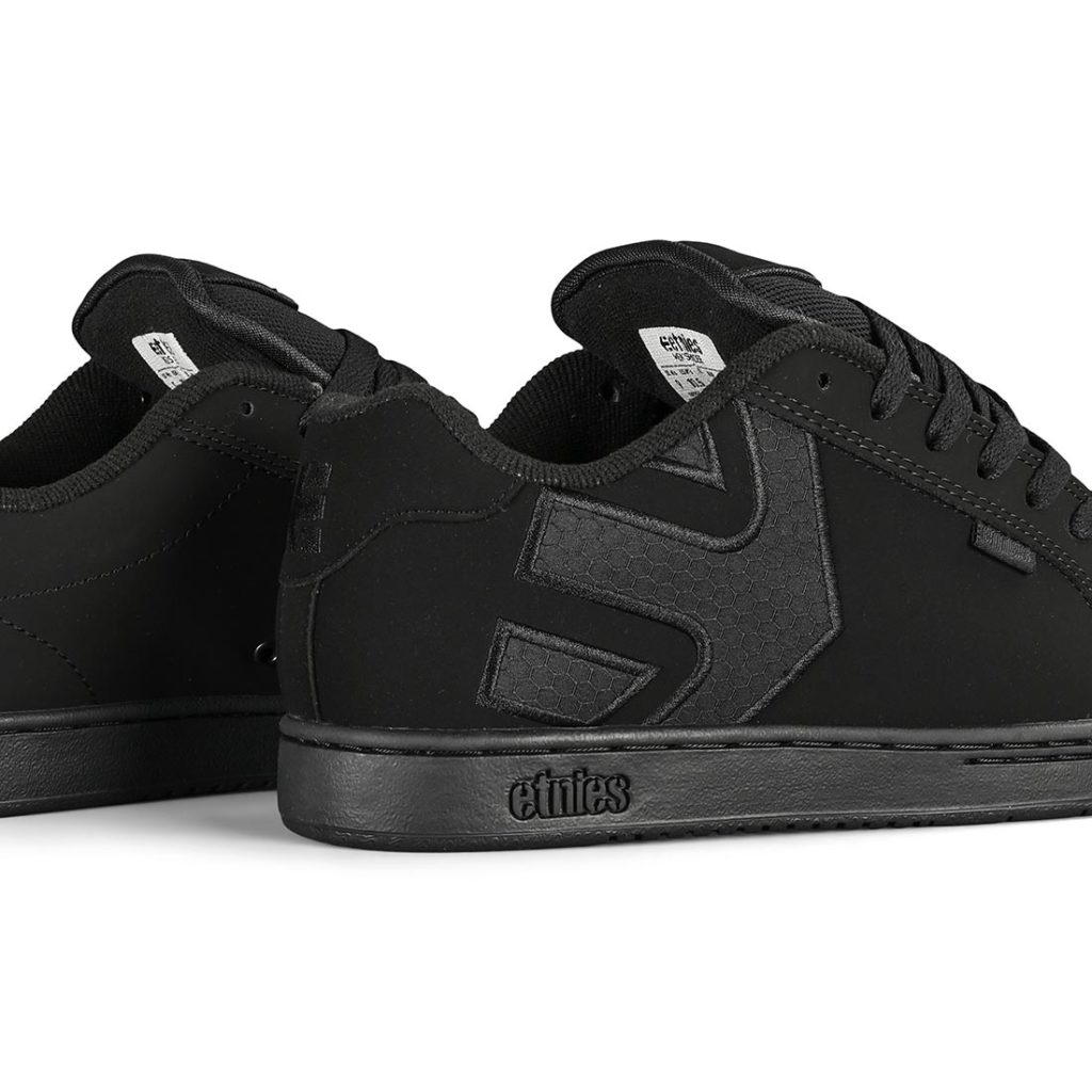 Etnies Fader Skate Shoes - Black / Black / Black - Supereight