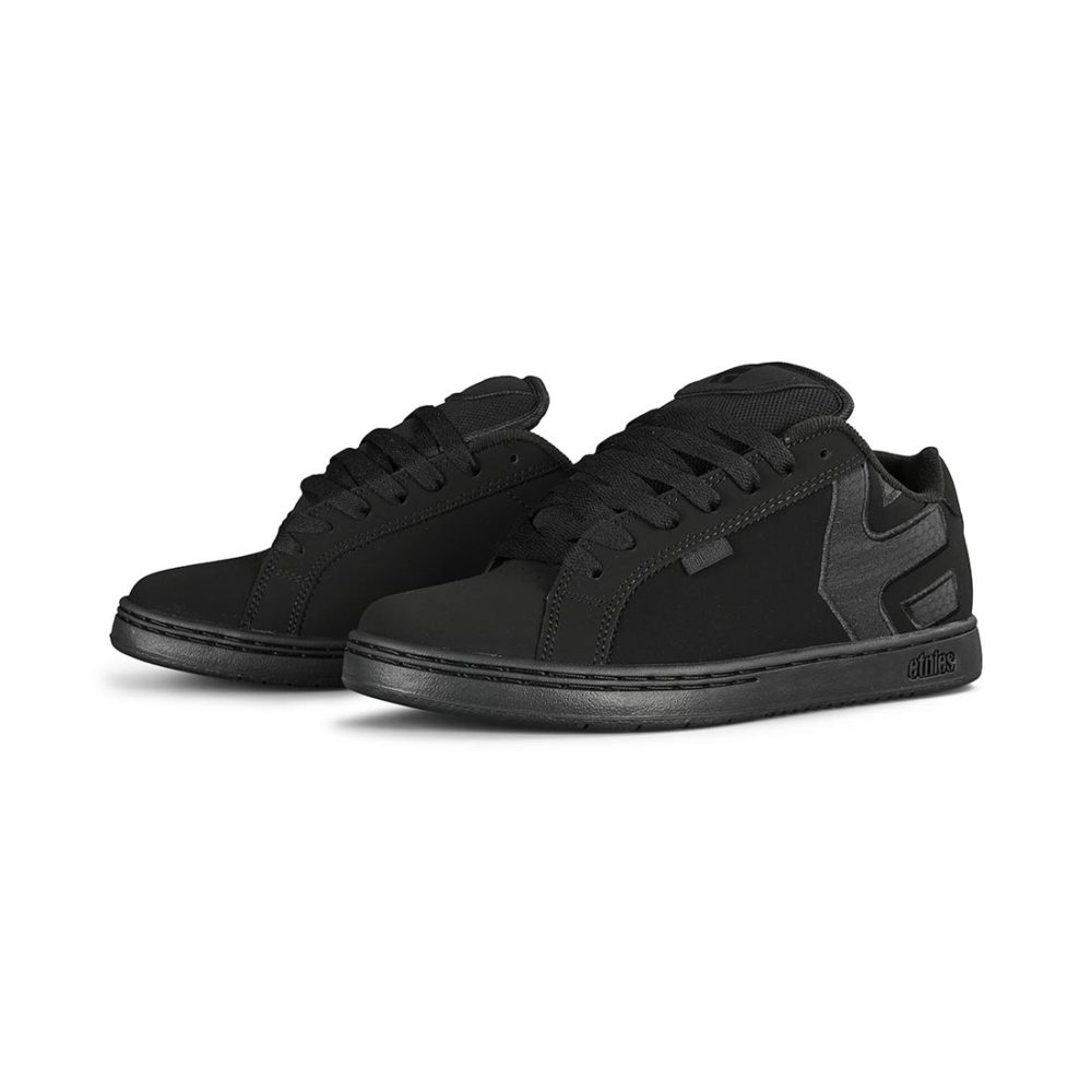 Etnies Fader Skate Shoes - Black / Black / Black