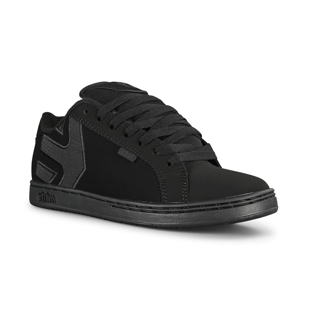 Etnies Fader Skate Shoes - Black / Black / Black